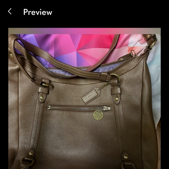 Coach Handbags - Coach Alexandra convertible leather bag